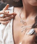 Silver Tara Choker