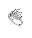 Silver Padma Ring