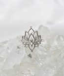 Silver Padma Ring
