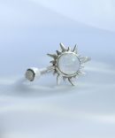 Moonstone Sunrise Ring