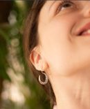 Silver Naga Earrings