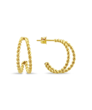 Rope Hoop Earrings