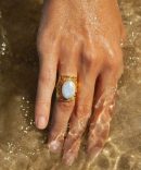 Muse Moonstone Ring