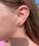 Cactus Stud Earrings 14K