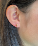 Cactus Stud Earrings 14K