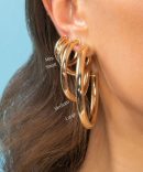 Chunky Hoop Earrings