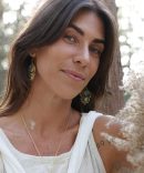 Crystal Bees Labradorite Earrings