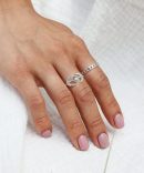 Silver Selene Ring