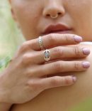 Silver Selene Ring