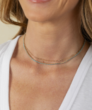 Turquoise CZ Tennis Choker